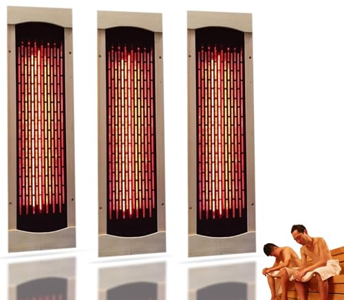 Tubo riscaldante a infrarossi in ceramica per sauna, generatore di vapore per sauna, tubo riscaldante a infrarossi in ceramica, tubo riscaldante portatile da 350 W con protezione(3pcs)