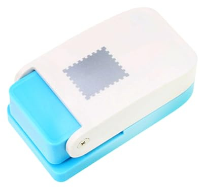 Perforadores Cuadrados Para Manualidades De Papel - Multifuncional Ergonómico De Alta Resistencia - Cortador De Formas De Sello Postal - Para Franqueo Cartón Etiquetas Envoltura Scrapbooking Proyectos