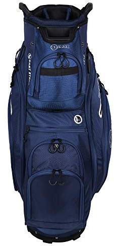 Ram Golf FX Deluxe Golf Trolley Bag with 14 Way Dividers (Navy)