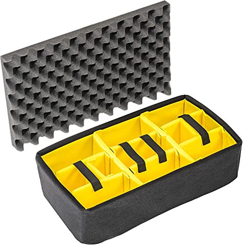 Peli 1515 Padded Divider Set, Original Protector Case Accessory, Compatible 1510, Colour: Black