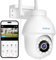 owltron 4MP Überwachungskamera Aussen 360° PTZ WLAN Kamera Outdoor Wasserdicht, Kamera Überwachung Aussen mit Automatische Verfolgung, Nachtsicht in Farbe, 2-Wege Audio