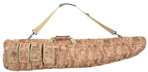 vidaXL Borsa per Fucile con Tracolla 120 cm in Tessuto Oxford, borsa porta fucile, borsa porta pistola, custodia porta arma, borsa porta arma
