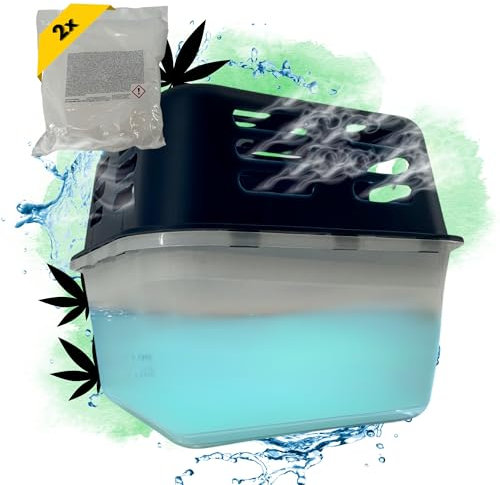 TronicXL 1 deumidificatore + 2 ricariche per Growbox Grower Grow accessori per la coltivazione di scatole, granulato, deumidificatore per ambienti