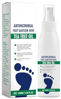 Fotdeodorant spray 100 ml - mot klåda och svettiga fötter - Effektiv för strumpor och skor - Uppfriskande vård
