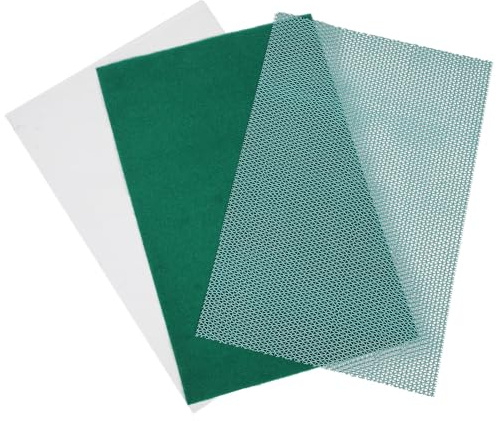 Toddmomy Alfombra para Reptiles Cómoda Polvo, Revestimiento de Fibra y Plástico Verde para Terrarios de Quelonios y Reptiles, Accesorio Adecuado para Hábitats Seguros
