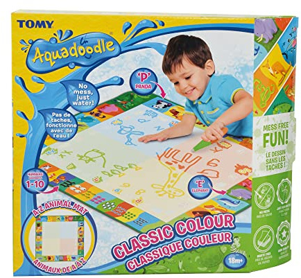 Aquadoodle Classic Large Water Doodle Mat, Official Tomy No Mess Colouring and Drawing Game, Suitable for Toddlers and Children from 18 Months+