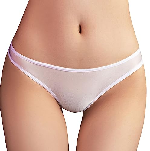 Sous-vêtements pour femme - String - Sous-vêtements pour femme - Sans couture - String invisible - En microfibre - Sans couture - Invisible - Couleur unie