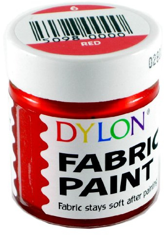 DYLON Fabric Paint Red 25ml