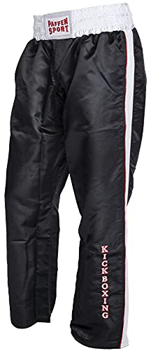 PAFFEN SPORT Kick Star Kickboxhose – schwarz/weiß/rot – Größe: L