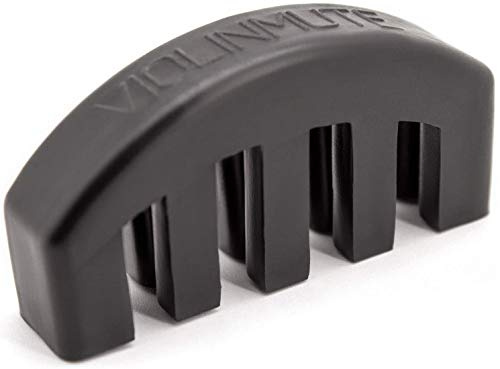 AKORD Rubber 4/4 Practice Mute for Violin - Black