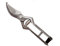 Falci 247500-23 Forbice da Vigna e Potatura Forgiata con Chiusura in Cuoio, 23 cm, Grigio