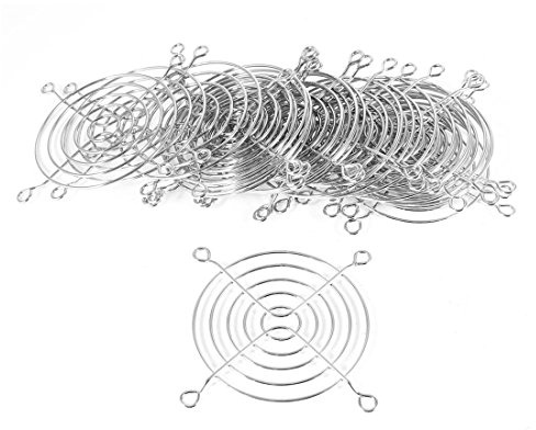 sourcing map Cooling Fan Grill Metal Finger Guard 80mm x 80mm for 80mm x 80mm Case Computer Pack of 20