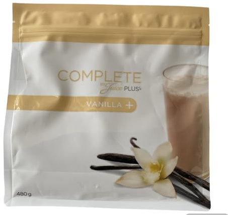Juice Plus Complete Vanille Secouer 562.5g, Neuf Plus Grand Poche