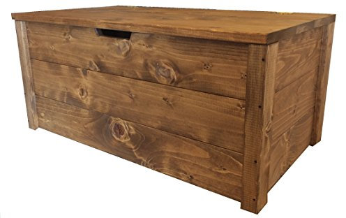 TOTAL WOOD 2012 Cassapanca baule porta legna porta giochi in legno 90x40x40 cm NOCE SCURO anche su misura