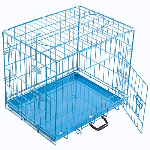 Easipet Blue Metal Dog Cages In 5 Sizes (24 Medium)