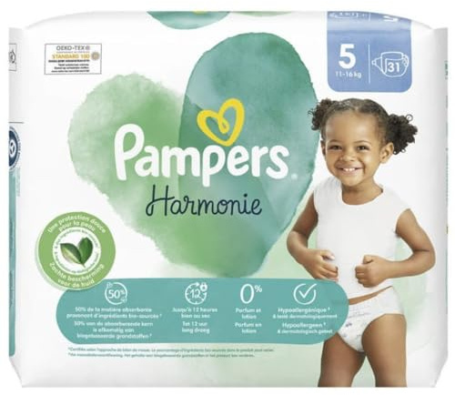 Pampers Couches harmonie taille 5 - Le paquet de 31