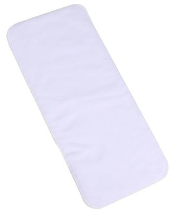 Inserto Pannolino Adulti Lavabile - Assorbente e Impermeabile - 21x48 cm - Grigio - Per Incontinenza e Disabilità