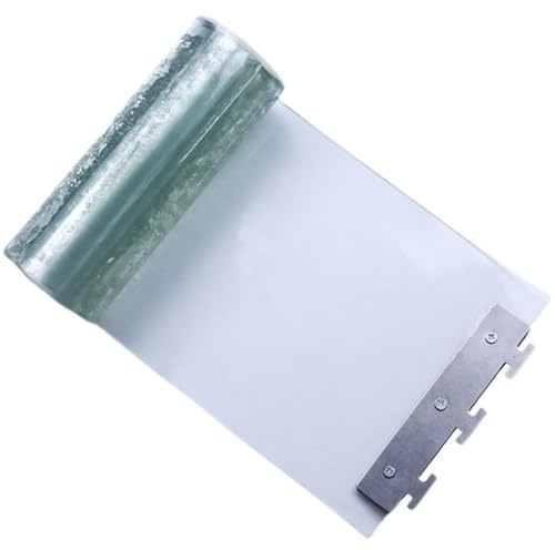 Ayztantine Tiras de Cortina de PVC Transparente Cortina de Puerta a Prueba Viento, PVC, Vidrio Suave, Transparente, Aire Acondicionado, Cortina, Cortinas Colgantes, Pantalla divisoria, Calor(18x230)