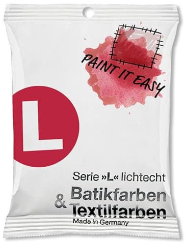 PAINT IT EASY NEU Batikfarbe/Färbefarbe Pulver, 10 g, Bordo
