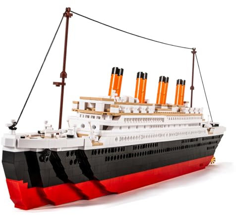 DAHONPA Titanic Model Building Blocks Kit, 1021 Pieces with Figures, Build and Display Cruise Ship Titanic Model, Toys Gift for Kids and Adults