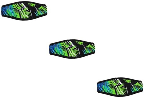 WHAMVOX 3stücke Wiederverwendbare Tauchermasken-gurtabdeckung Neopren Haarschutzhülle Für Schwimmen Und Schnorcheln Geeignet Für Tauchmasken Leicht Und