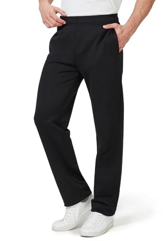 Zylioo Jogging Extra Long pour Homme Grand, Pantalon de Running Droit avec Poches, Longueur de Jambe 36/34/32 Pouces