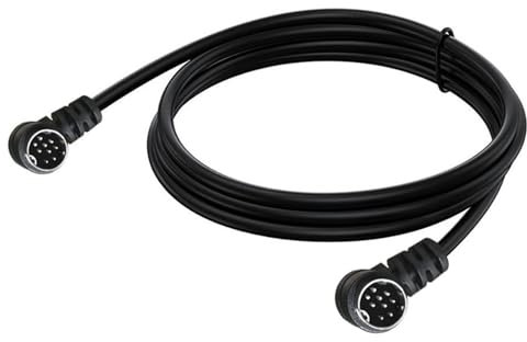 FackLOxc S-Videokabel, DIN 9-polig, Stecker auf Stecker, S-Soundkabel für Videogeräte wie Empfänger, Projektorkamera-Anschluss