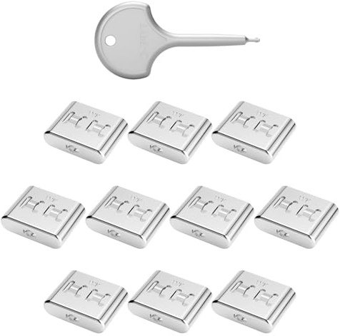 XAGMODSHN Verrou De Sécurité Port Type C Barrière Physique en Métal Bloqueurs USB C Protection des Données pour Ordinateurs Portables Et PC Joint Amovible