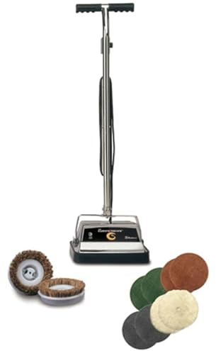 Koblenz® The Cleaning Machine® 12-In. Floor Polisher/Buffer/Scrubber, P-1800, Gold and Gray