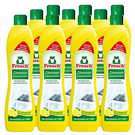 Frosch Zitronen Scheuermilch, 10er Pack (10 x 500 ml)