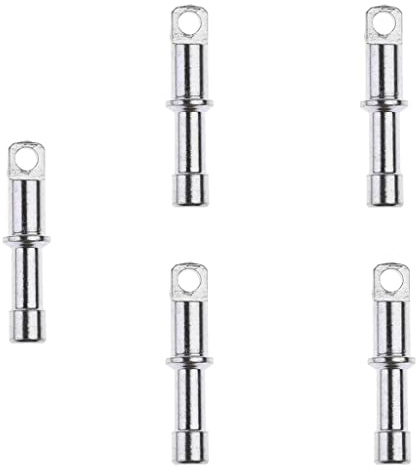 FITYLE Embouts D'extrémité de Poteau de Tente 5pcs Embouts Tiges Pièce de Rechange Remplacement Accessoire de Camping, Argent, pour 9.5mm