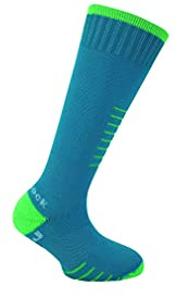 Eurosock Kids' Snowbase Jr Ski Socks, Turquoise, 2XS(13-1 Little