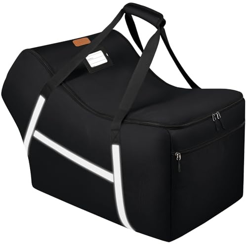 Borsa da viaggio per seggiolino auto per bambini per aereo, compatibile con tutti i seggiolini e le basi Nuna Pipa, Chicco KeyFit 30 e base, borse imbottite per seggiolino auto per viaggi aerei, borsa