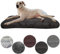 Leanbe Hundebett Hundekissen Hundematratze Ruheplatz Hunde Matratze (Schwarz Oxford, XL:115x80x12cm)