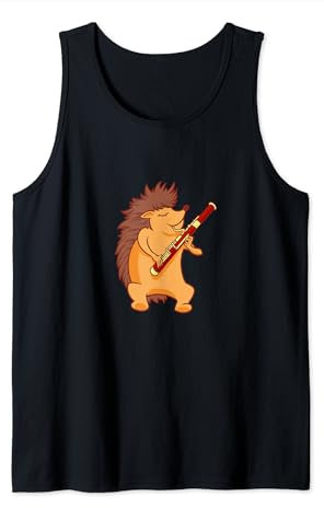 Igel spielt Fagott Tank Top