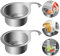 Stainless Steel Swan 2-Pack Sink baskets - For Food Waste, Fruits and Vegetables