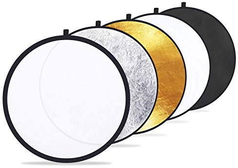 Etekcity 24 (60 cm) 5 en 1 Plegable multidisco portátil fotografía Foto Reflector