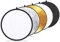 Etekcity 24 (60cm) 5-in-1 Photography Reflector Light Reflectors for Photography Multi-Disc Photo Reflector Collapsible with Bag - Translucent, Silver, Gold, White and Black