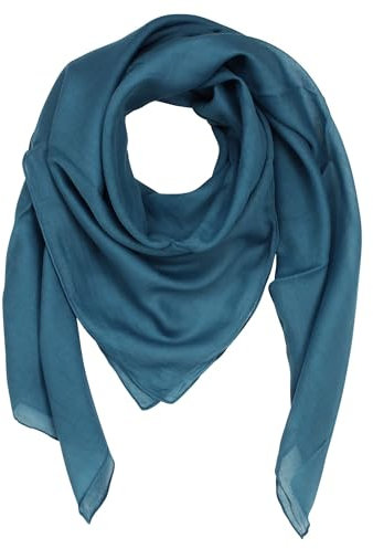 Superfreak Baumwolltuch - blau - petrol - quadratisches Tuch