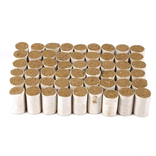 54Pcs Ahumador de abejas Pellets, Herramienta de apicultura Fumador de combustible sólido Hierbas medicinales chinas