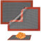 Tapete Silicona Horno 40x30cm, 2 Piezas Alfombrilla Microperforada Para Horno, Reutilizable Antiadherente Antideslizante Tapete De Silicona Para Hornear, Tapete Horno Silicona, Alfombrilla Para Horno