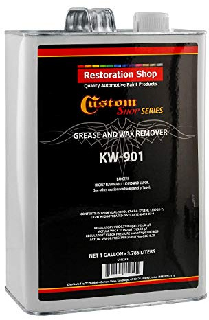 Custom Shop Restoration KW901 - Automotive Grease and Wax Remover Surface Prep Cleaner for before Automobile Painting and all Painting Projects (Gallon)