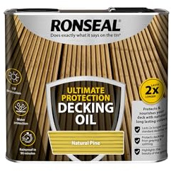 Ronseal Ultimate Protection Decking Oil 2.5L (Natural Pine)