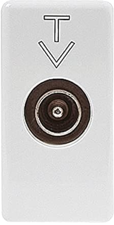 Gewiss GW20381 outlet box TV (coaxial) White - Cash register