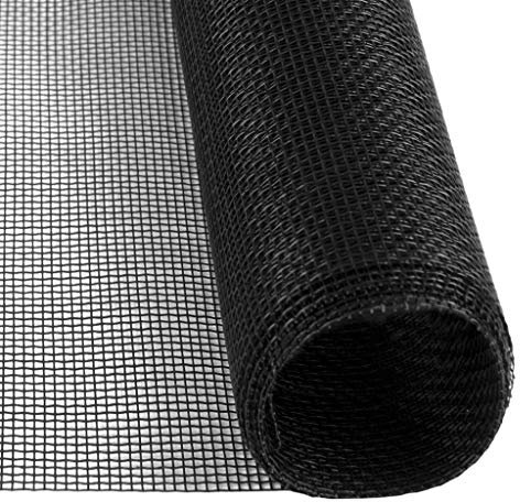 Windhager Tulle Moustiquaire Fibre de Verre, Toile haut de gamme en ibre de verre, Protection eficace contre les insectes, 120 x 250 cm, anthracite, 03462