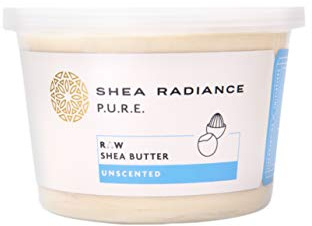 Shea Radiance P.U.R.E Raw Shea Butter | 100% Natural & Unrefined Body Butter | Soothes, Softens, & Increases Collagen | Long Lasting Moisture | Moisturizer for Sensitive Skin | Unscented (14 oz)