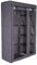 dibea Faltbarer Stoff-Kleiderschrank 175x110x45 cm, grau
