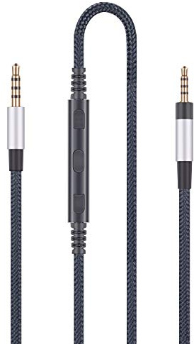 HansnBy Audio-Ersatzkabel kompatibel mit Sennheiser PXC550, PXC480 Kopfhörer, Audiokabel kompatibel mit iPhone, kompatibel mit iPod, kompatibel mit iPad