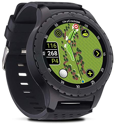 SkyCaddie LX5, GPS Golf Watch with Touchscreen Display and HD Color CourseView Maps, Black, Small