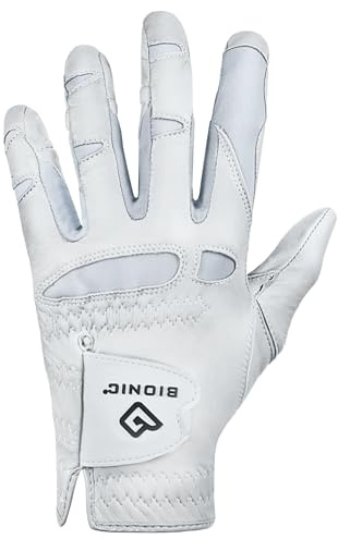 Bionic Women's StableGrip with NaturalFit 2.0 Cabretta Leather Golf Glove (Medium/Large, Left)